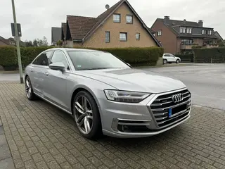 Unfallgutachten audi a8 silber seitenschaden frontansicht